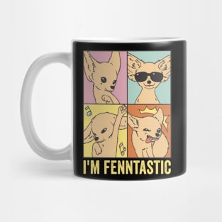 Funny Fennec Fox Vintage Retro Mug